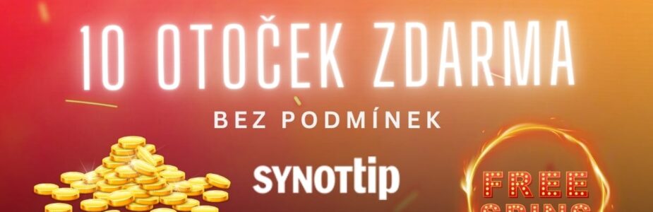 10 FS bez podmínek u Synottipu