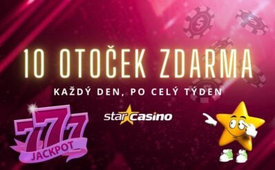 Užij si 10 free spinů denně u Star Casina