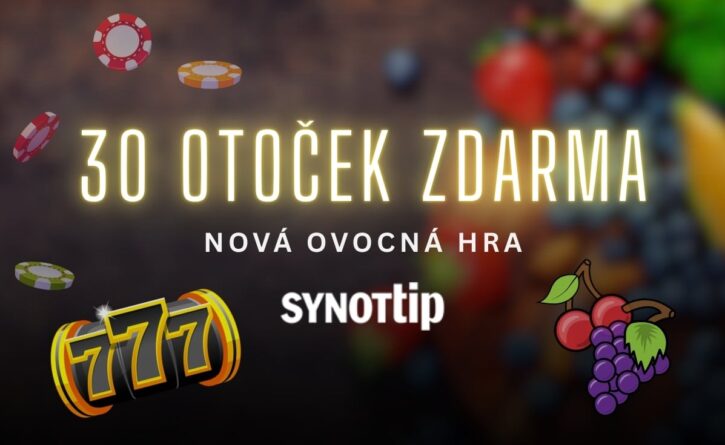 Užij si 30 free spinů u Synottipu