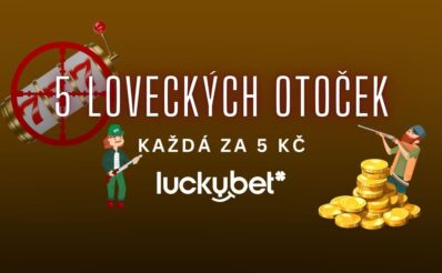 5 otoček zdarma v LuckyBet