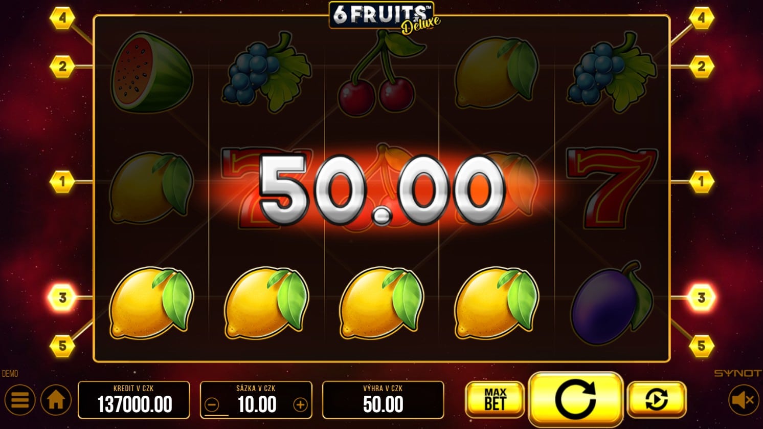 6 Fruits Deluxe screenshot