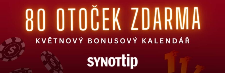 80 free spinů od Synottipu 80 free spinů od Synottipu