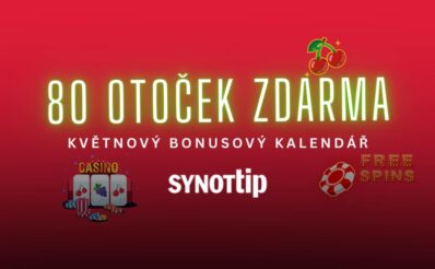 80 free spinů od Synotu z Bonusového kalendáře