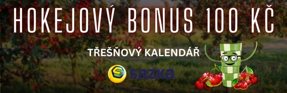 Bonus 100 Kč u Sazky