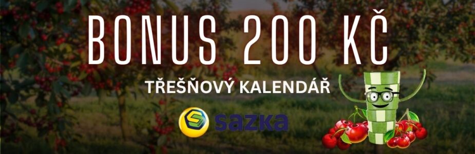 Bonus 200 Kč u Sazky