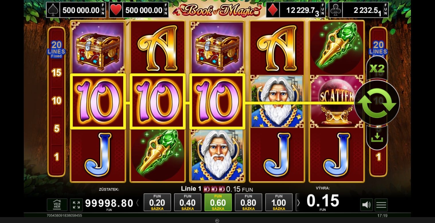 Book of Magic automat demo