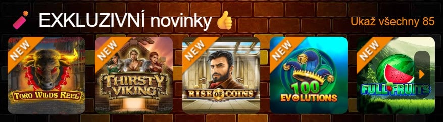 Exkluzivní novinky v Herně U Dědka
