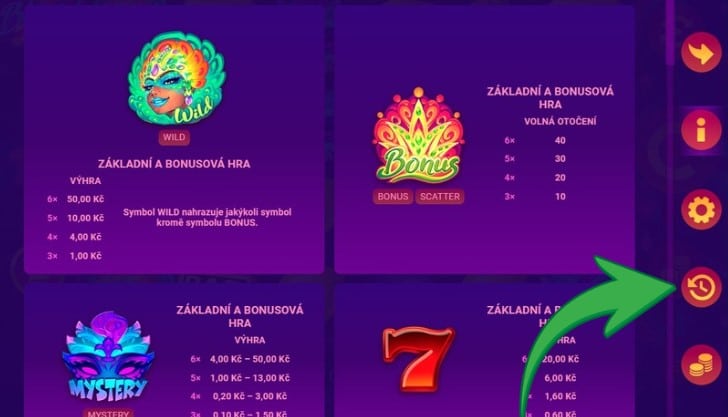 Funkce Replay u Apollo Games