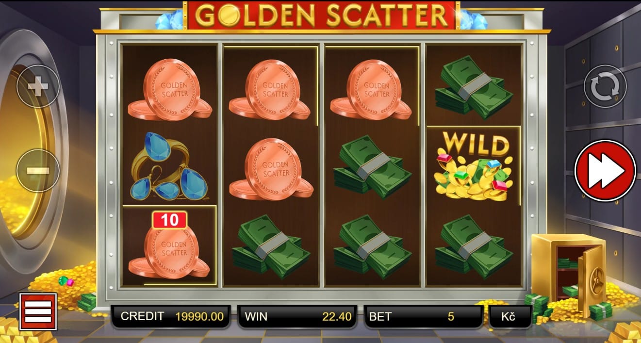 Gold Scatter Adell