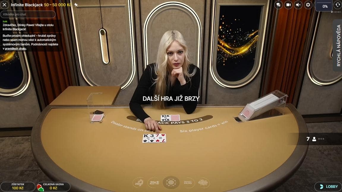 Infinite blackjack live Merkur