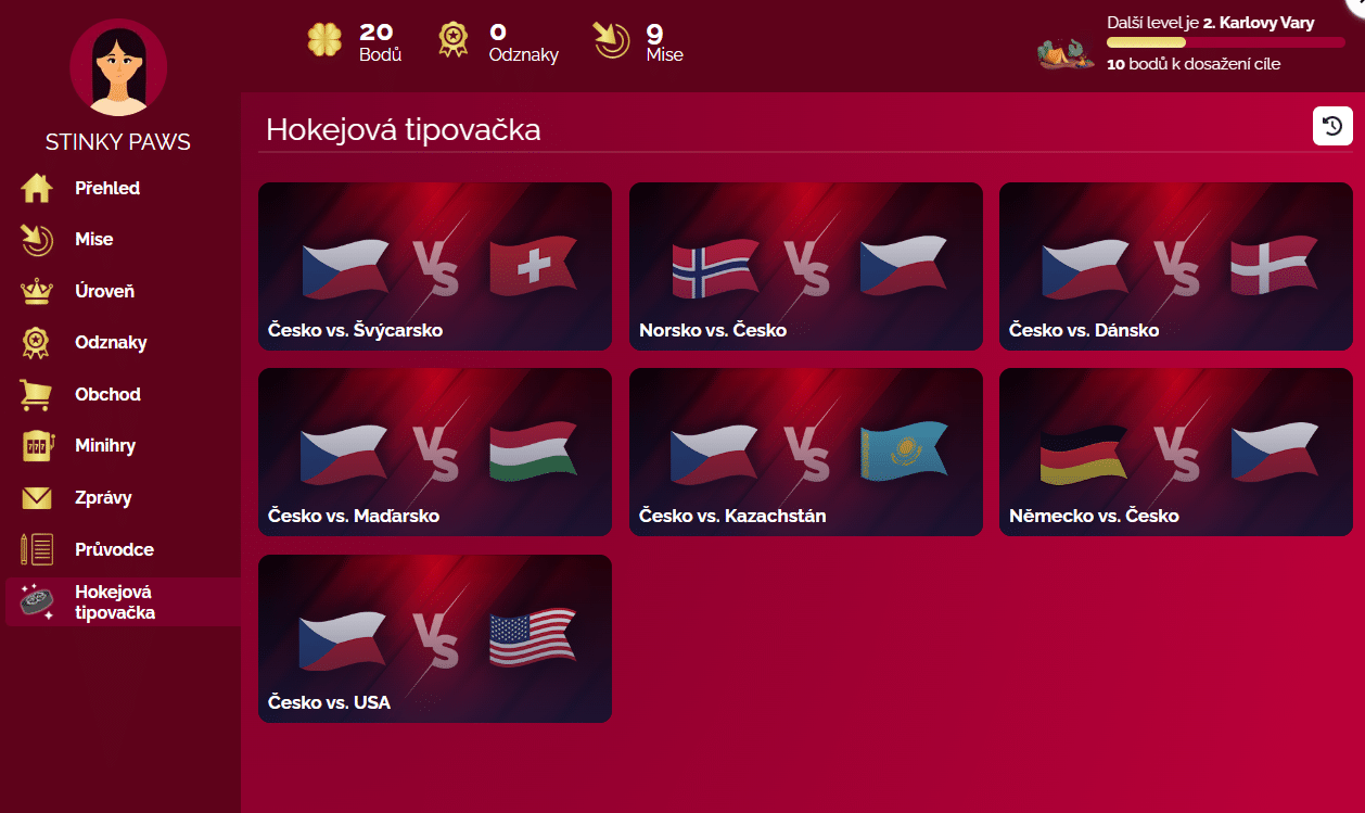 Luckybet - Hokejová tipovačka