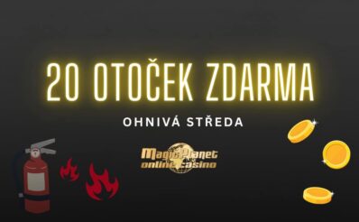 Magic Planet 20 free spinů ohnivá středa