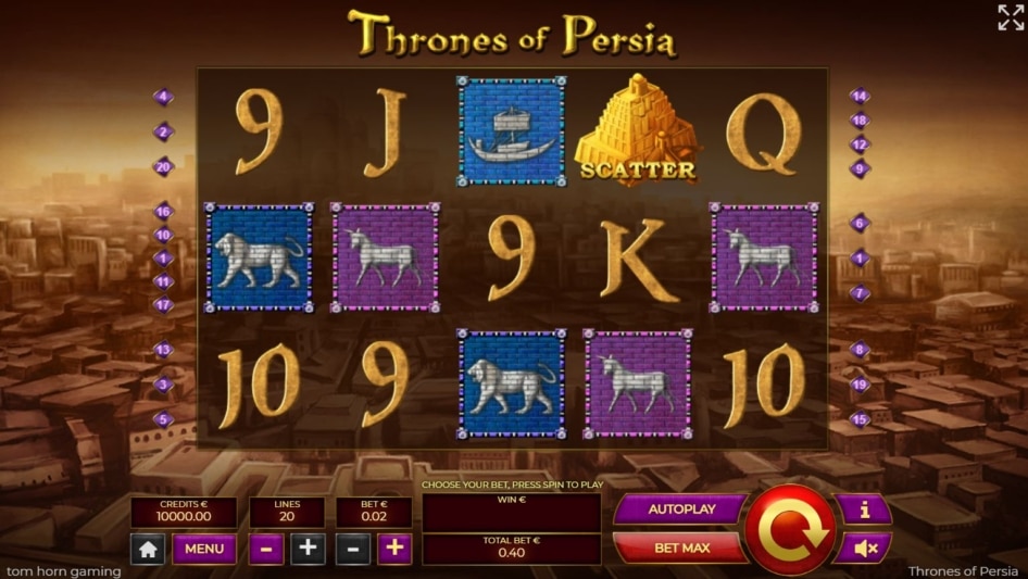 Thrones of Persia od Tom Horn Gaming