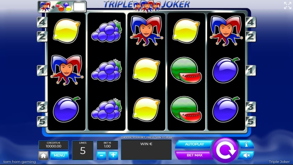 Triple Joker od Tom Horn Gaming