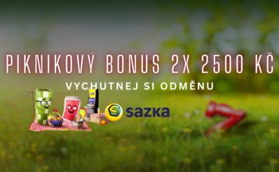 Piknikový bonus 2x 2500 Kč u Sazky