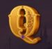 Symbol Písmeno Q automatu Sherlock. A Scandal Bohemia od Tom Horn Gaming