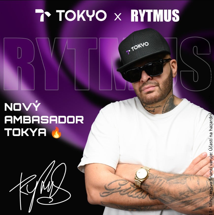 Rytmus nový ambasador Toyko casina