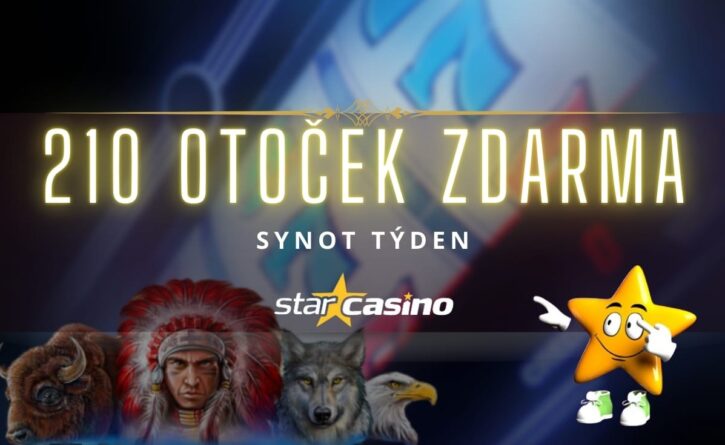 Star Casino - 210 otoček zdarma