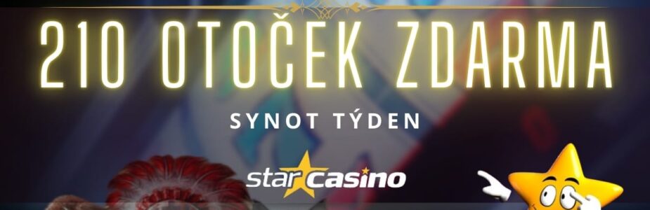 Star Casino - 210 otoček zdarma