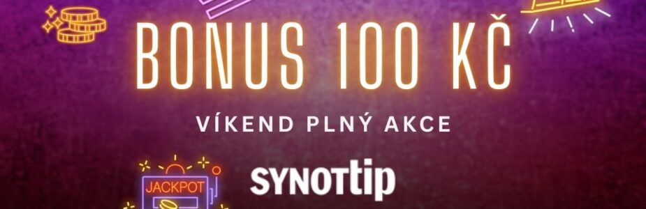 Synottip bonus 100 Kč Synottip bonus 100 Kč