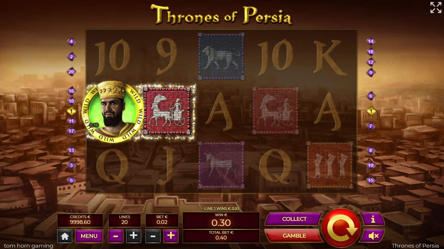 Téma a symboly Thrones of Persia