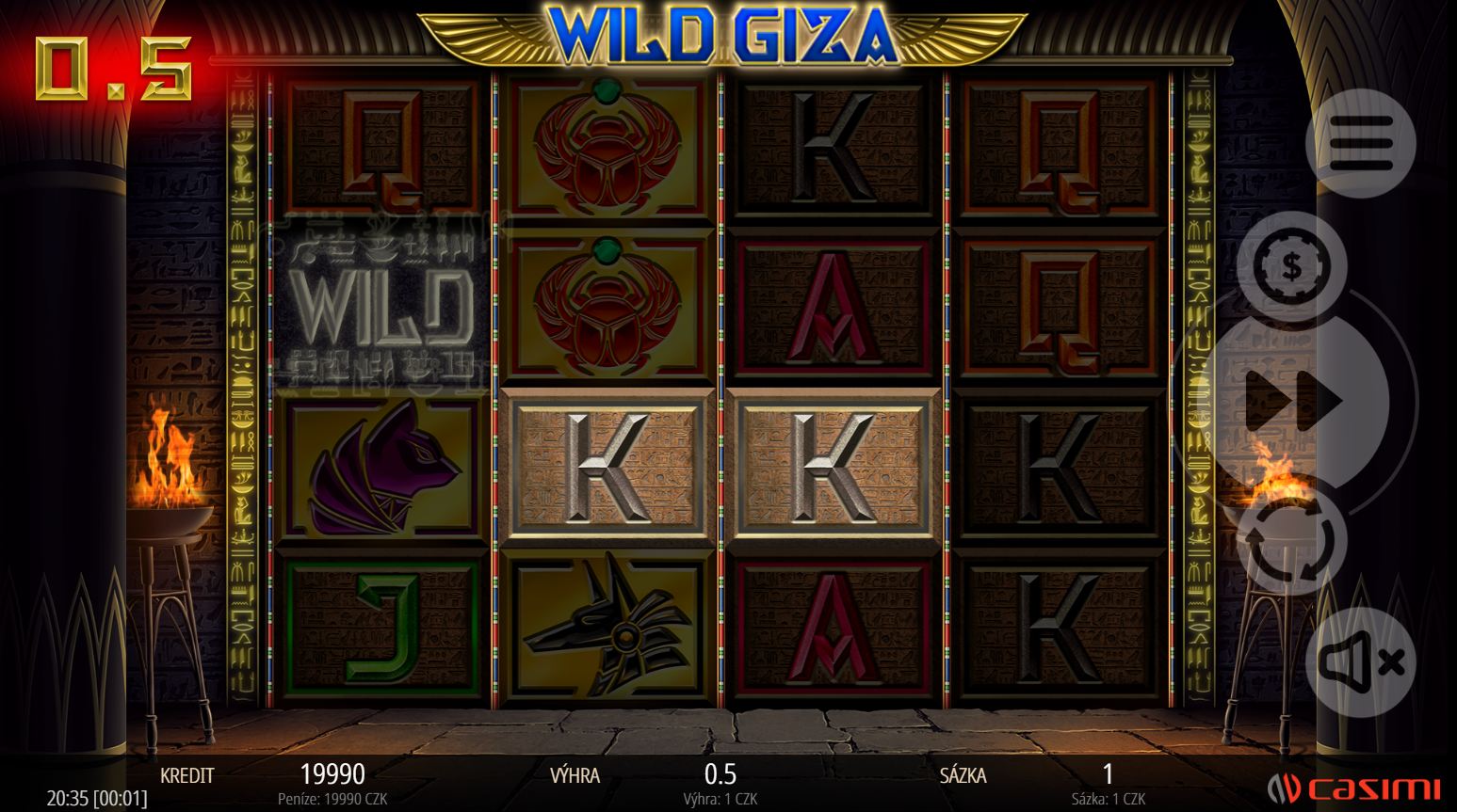 Téma a symboly Wild Giza