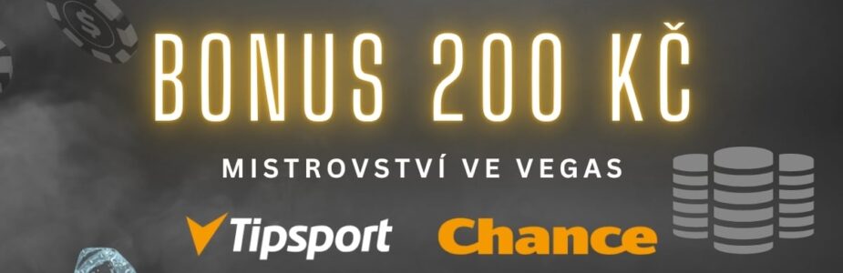Tipsport a Chance bonus 200 Kč Tipsport a Chance bonus 200 Kč
