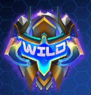 Symbol WILD symbol automatu Spacejammers od Tom Horn Gaming