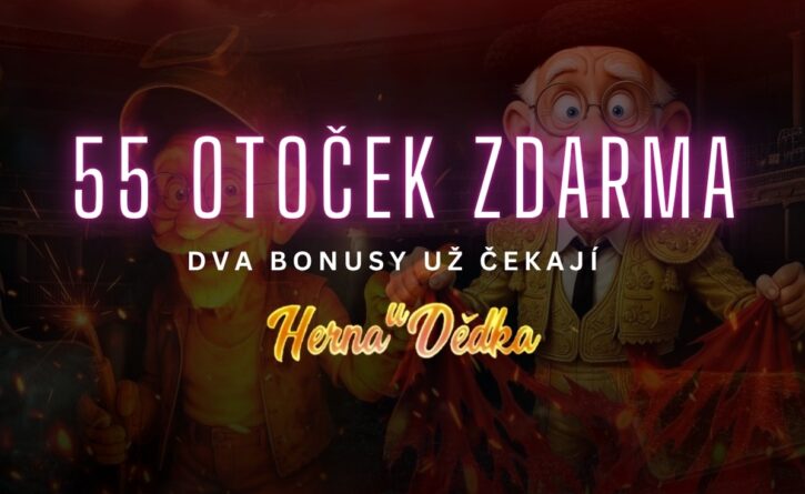 Získej celkem 55 otoček zdarma v Herně U Dědka
