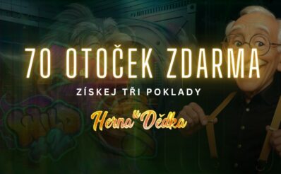 Získej celkem 70 otoček zdarma v Herně U Dědka