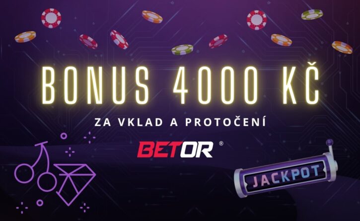 Užij si bonus 4000 Kč u Betoru