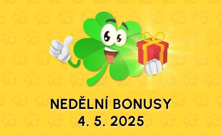 Free spiny a bonusy dnes 4. 5. 2025
