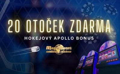 Hokejový bonus 20 free spinů u Magic Planet