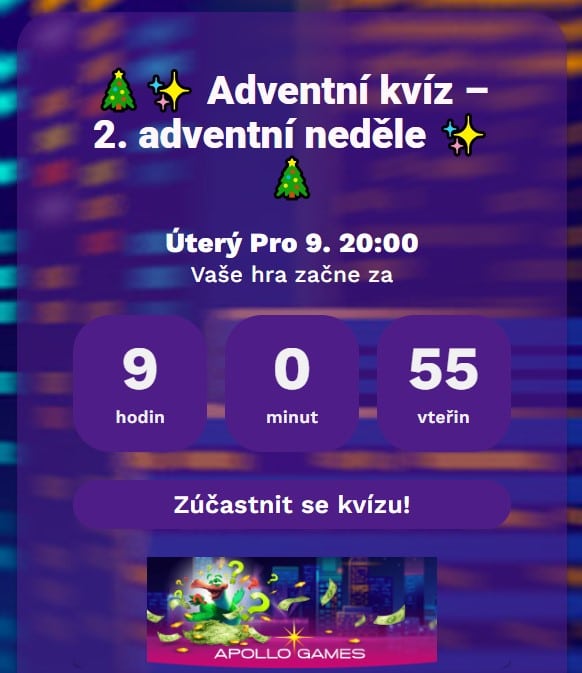 Kvízování Apollo Games