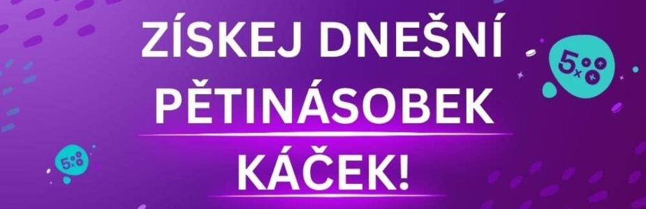 petinasobek-u-maxy Dneska tě u Maxy čeká pětinásobek káček!