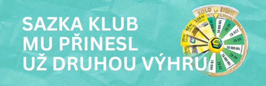 sazka-klub-výhra Sazka Klub panu Tomášovi přinesl už druhou výhru.