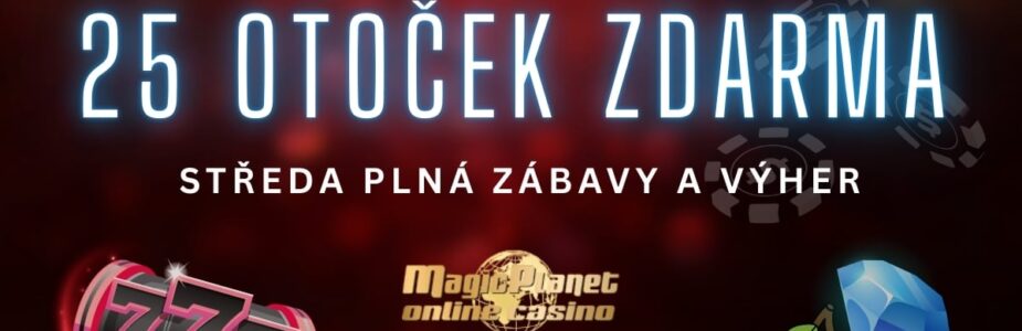 stredecni-free-spiny-25-magic-planet užij si 25 otoček u Magic Planet