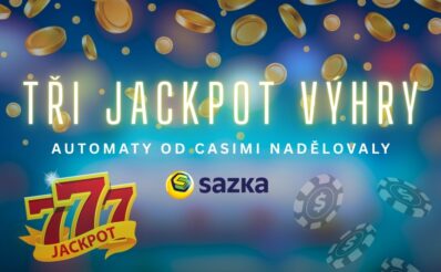 Tři jackpoty na Sazce