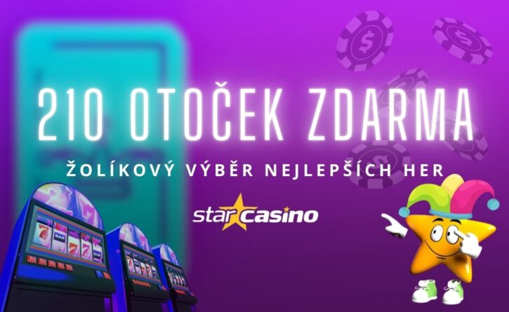 Získej 210 free spinů na Star Casinu