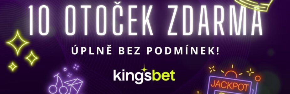 Užij si 10 úterních free spinů bez podmínek u Kingsbetu
