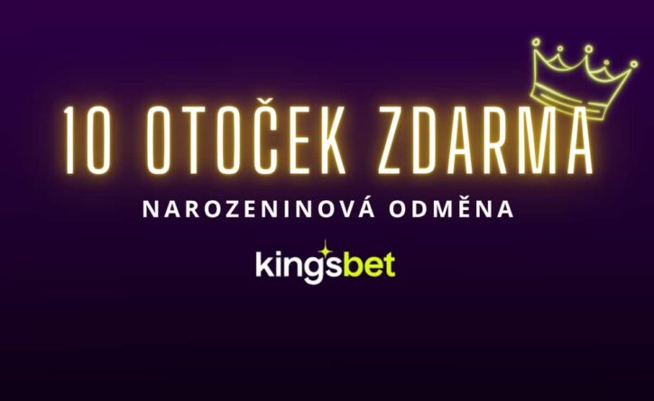 10 otoček zdarma v Kingsbet