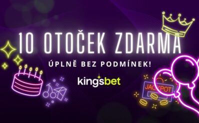 10 otoček zdarma v Kingsbet