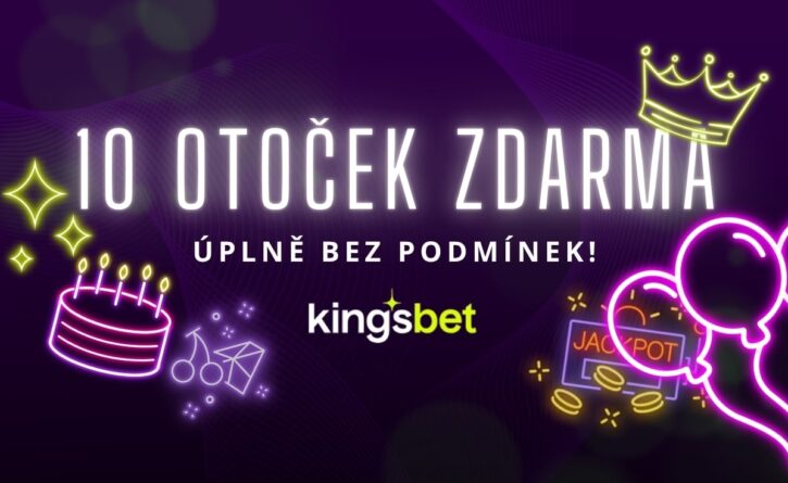 10 otoček zdarma v Kingsbet
