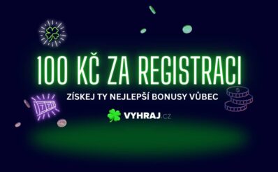 100 Kč za registraci na automaty