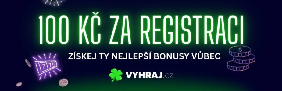 100 Kč za registraci na automaty 100 Kč za registraci na automaty