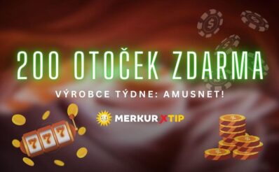 Získej 200 free spinů u Merkuru