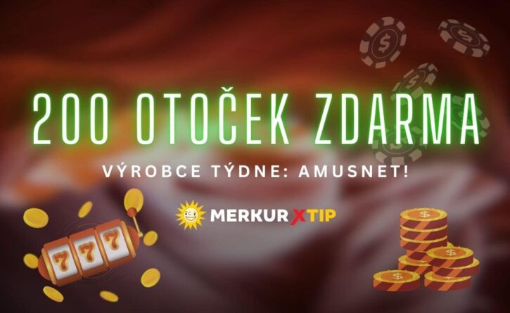 Získej 200 free spinů u Merkuru