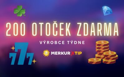 200 free spinů v casinu MerkurXtip