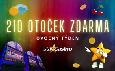 210 ovocných spinů u Star Casina
