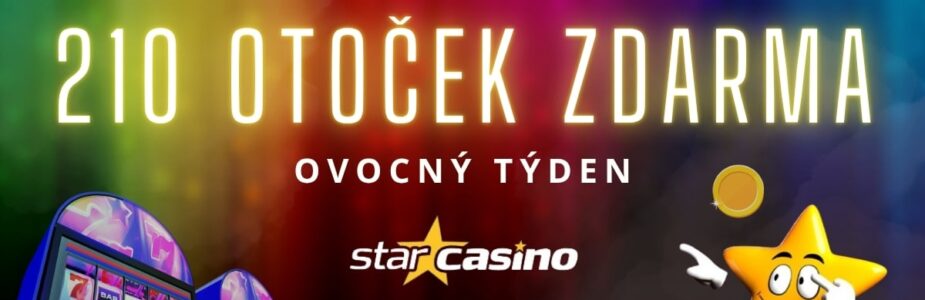 210 ovocných spinů u Star Casina